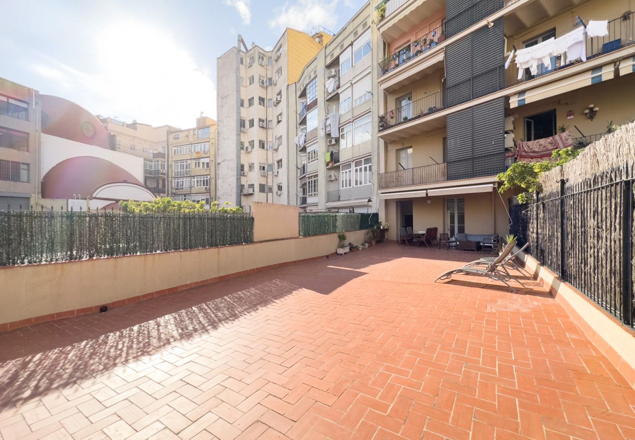 Apartamento en Barcelona - Piso en alquiler con gran terraza privada, junto Passeig de Gracia, Barcelona centro