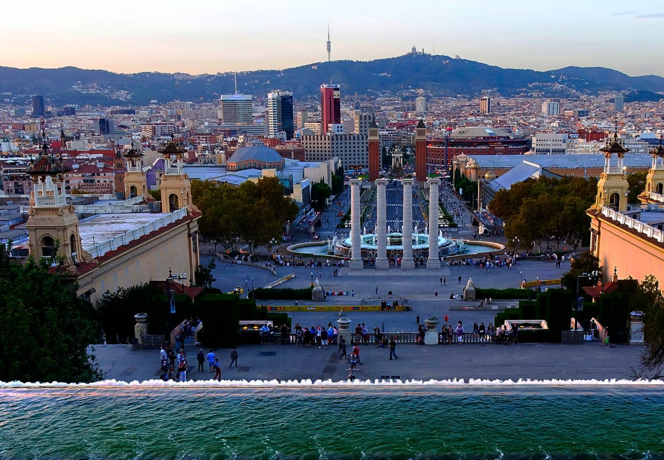 Apartamento en Barcelona - PORT, piso turístico en alquiler luminoso, tranquilo, bonitas vistas de Barcelona.