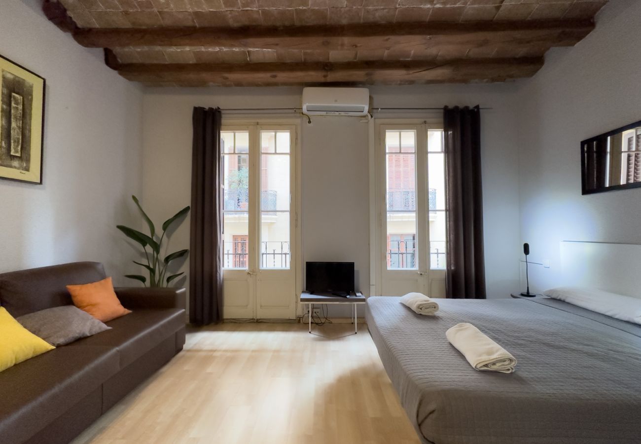 Apartamento en Barcelona - Estudio bonito, confortable, tranquilo y luminoso en alquiler en Gracia, Barcelona centro