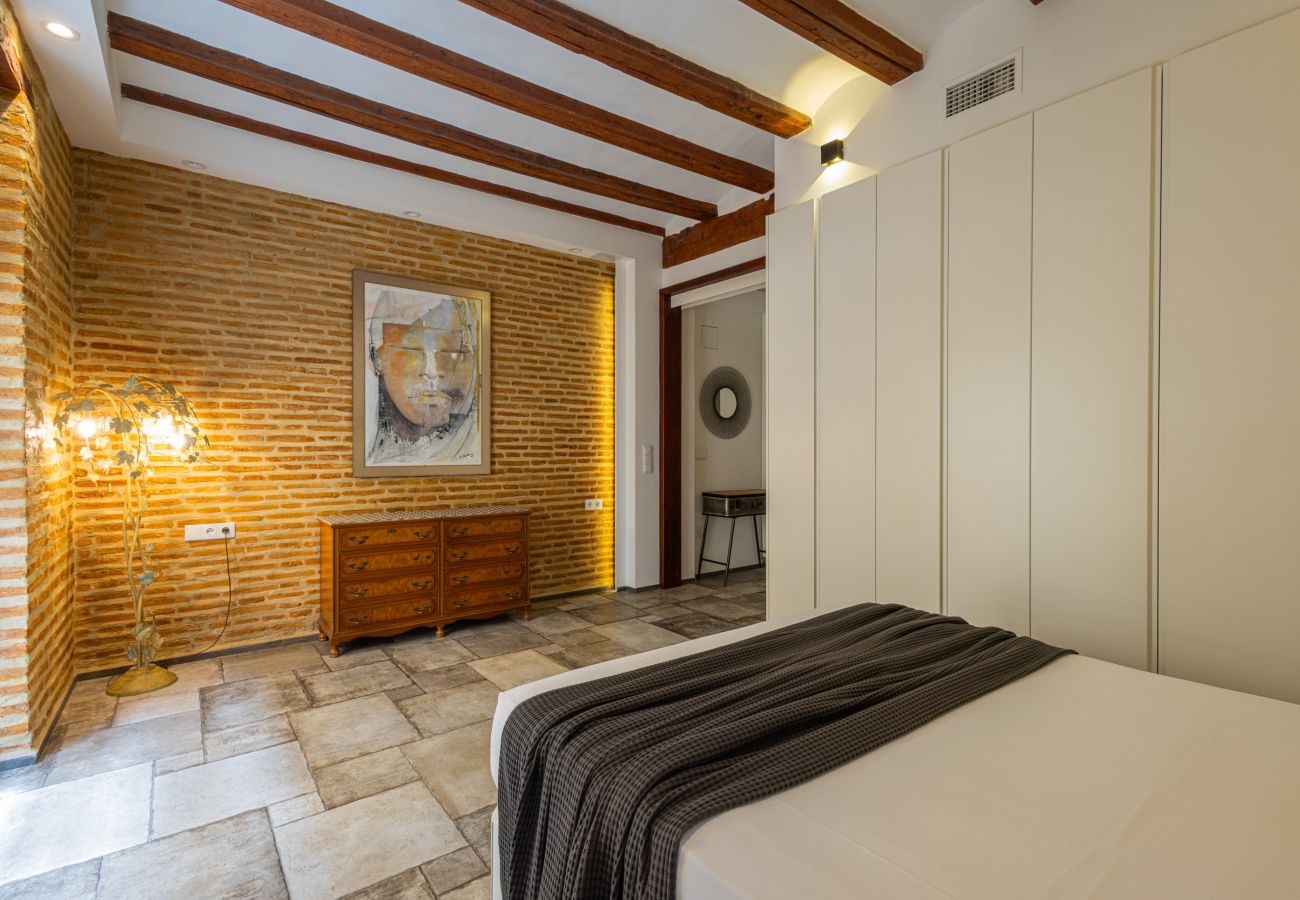 Apartamento en Valencia - CENTER MODERN 1BR 2Bth TERRACE WI-FI AC 