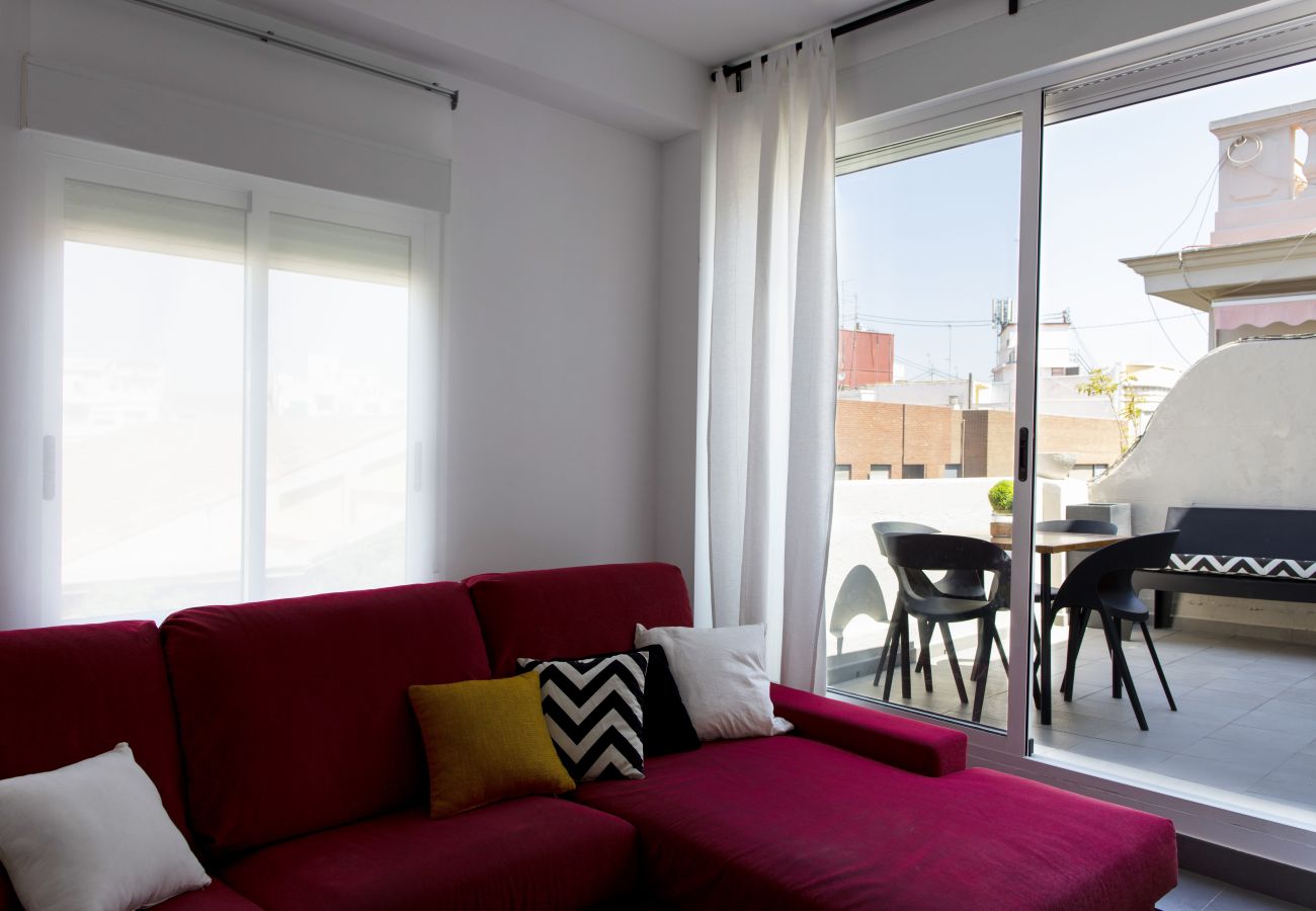 Apartamento en Valencia - Atico con estilo en el centro de Valencia 