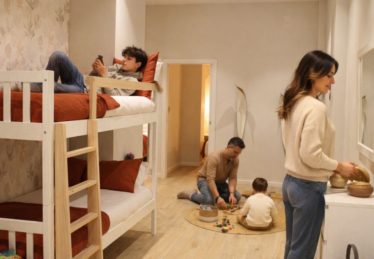 Apartamento en Valencia - The Sea Rooms I | AC & WIFI | 15 min Playa