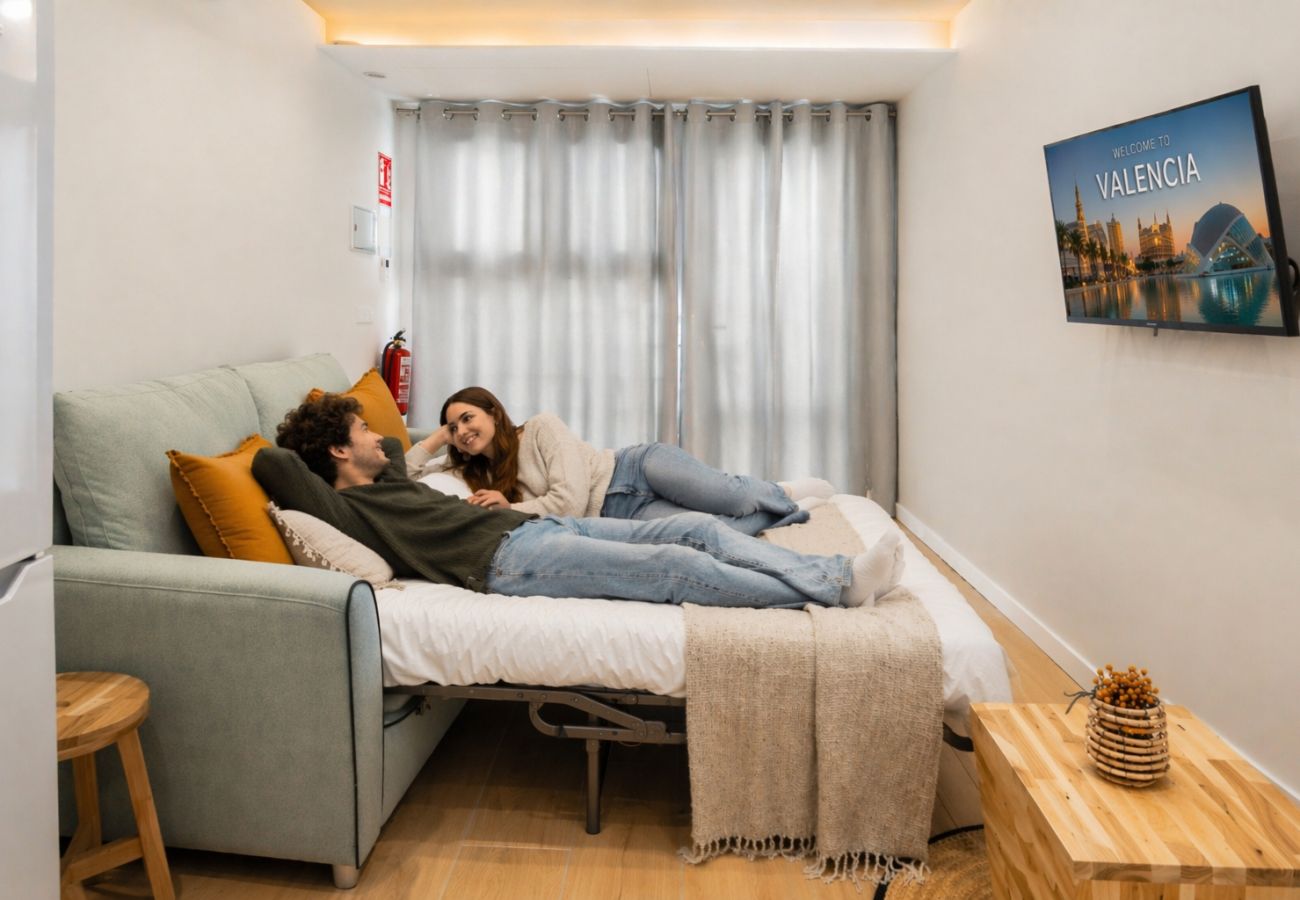 Apartamento en Valencia - The Sea Rooms II | AC & WIFI | 15 min Playa