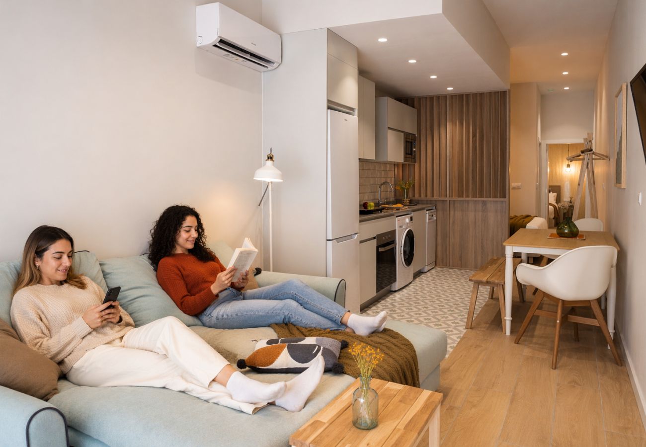 Apartamento en Valencia - The Sea Rooms V | AC & WIFI | 15 min Playa