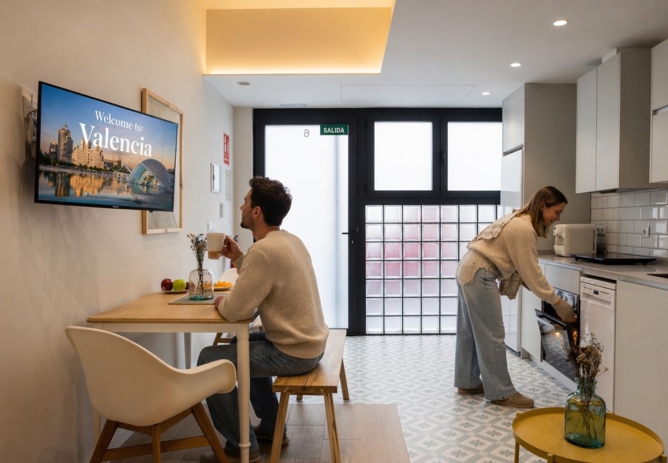 Apartamento en Valencia - The Sea Rooms VI | AC & WIFI | 15 min Playa