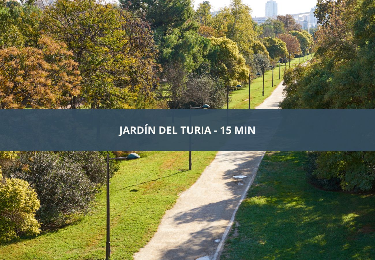 Apartamento en Valencia - The Sea Rooms VIII | AC & WIFI | 15 min Playa