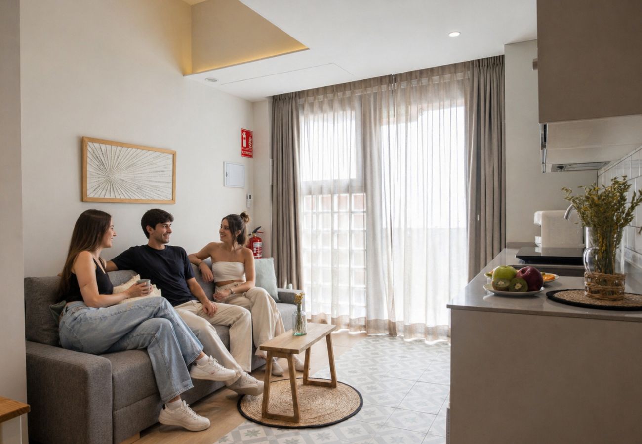 Apartamento en Valencia - The Sea Rooms IX | AC & WIFI | 15 min Playa