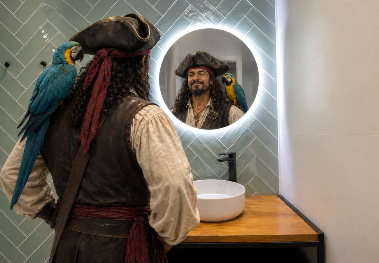 Apartamento en Valencia - Pirate Studio II | 2 Viajeros | AC WiFi | 15 min Oceanografic