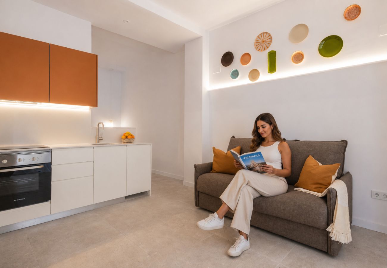 Apartamento en Valencia - The Sorolla Apartment VI | AC & WiFi | 4 Viajeros