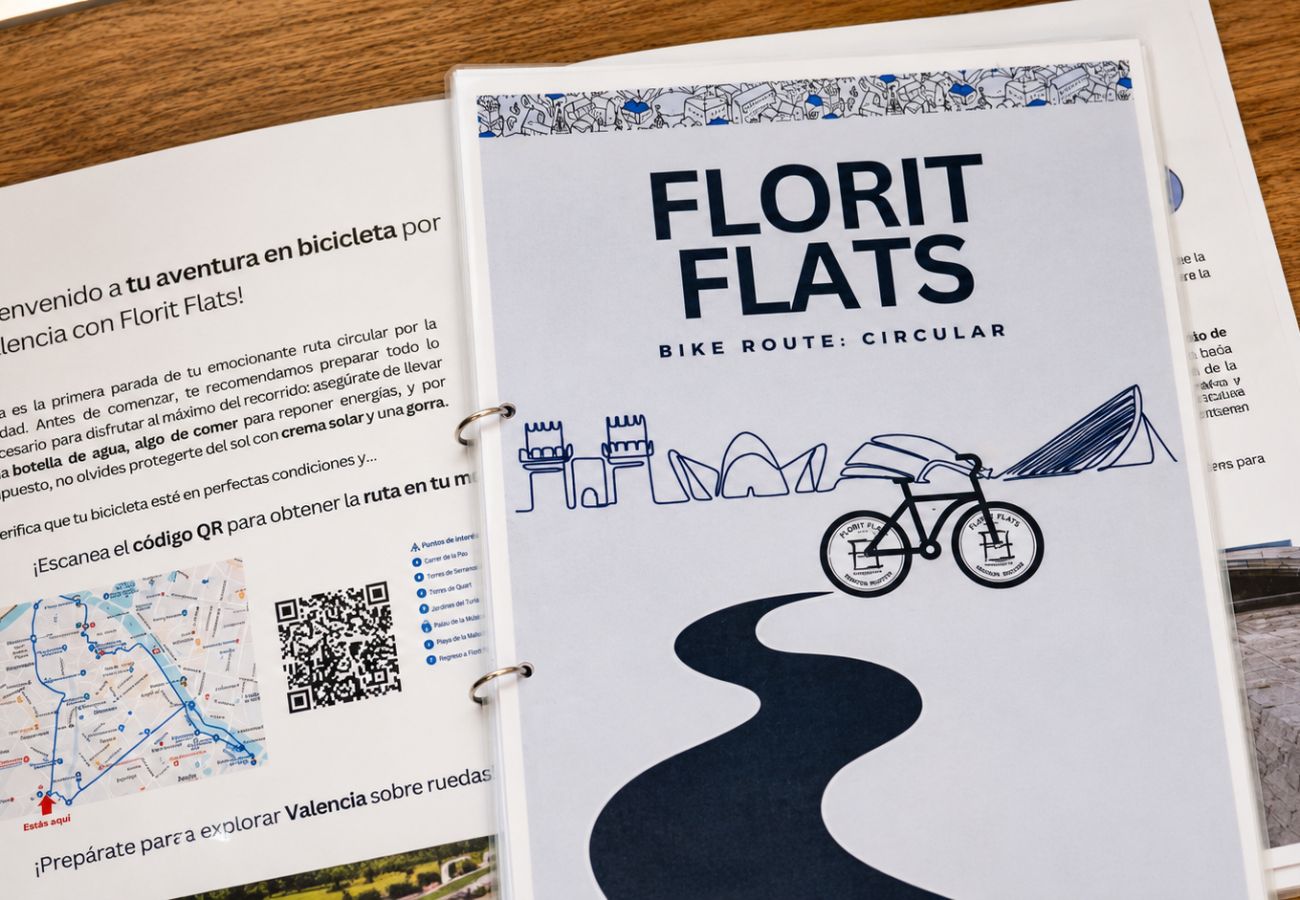 Apartamento en Valencia - The Ceramic Home I | Aire acondicionado y wifi | Bicicletas gratuitas incluidas